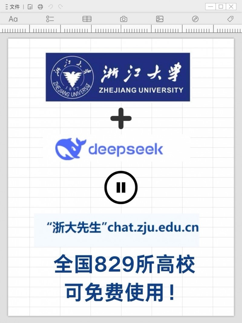 浙大格局！上线DeepSeek！